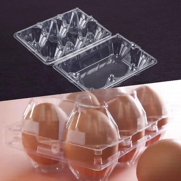 تصویر 1 از شانه تخم مرغ طلقی شفاف بادوام طراحی کاربردی